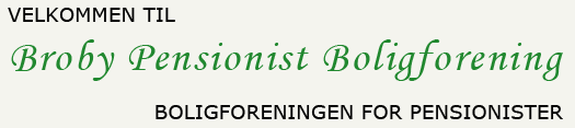 Broby pensionist boligforening - boligforening for pensionister